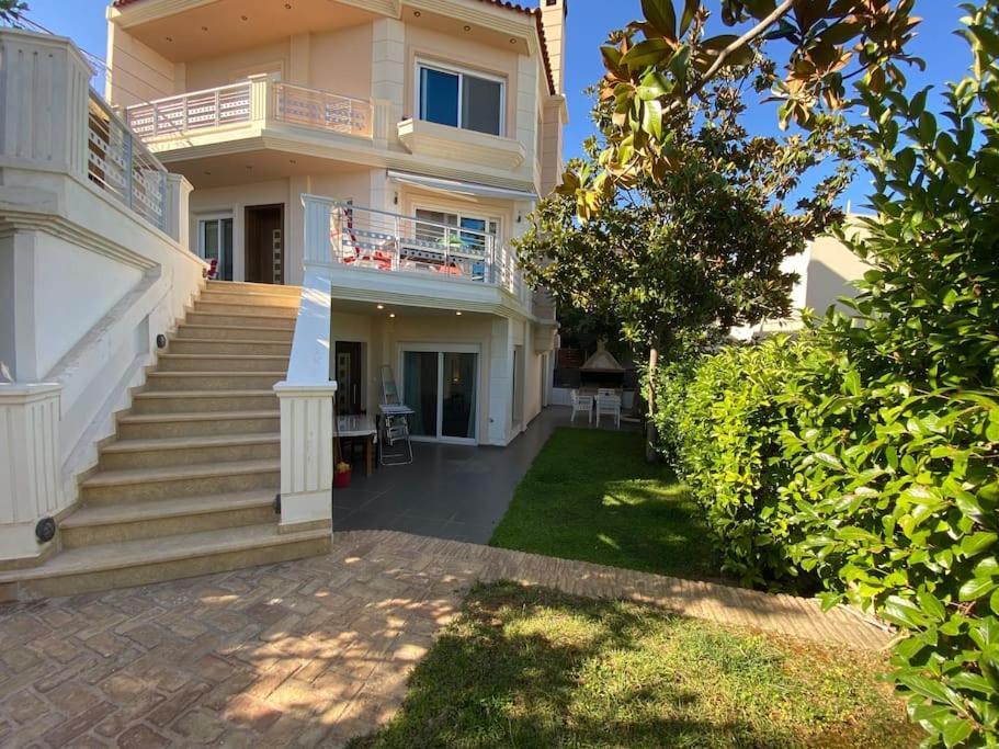 Cozy 2 Room Apartment With Garden Near Athens Air-Port Artemida  Exterior foto